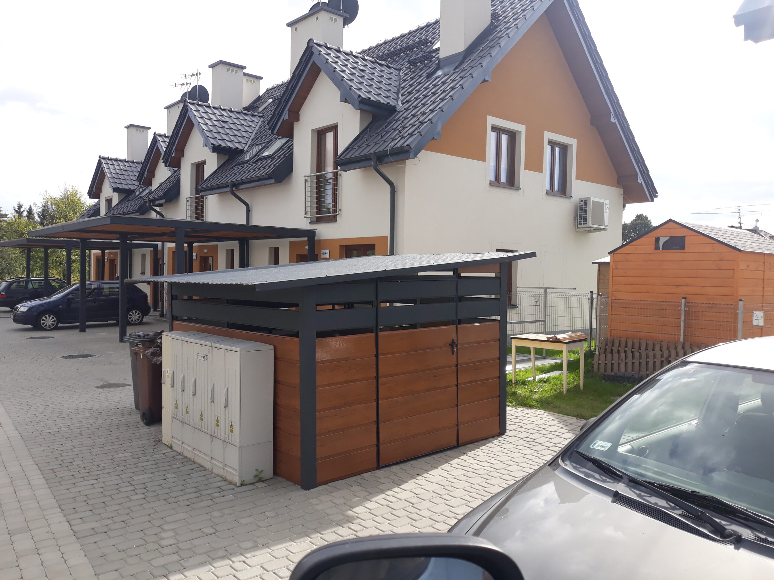 Wiata śmietnikowa 3m x 3m