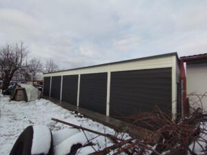 Garaż blaszany 15m x 6m