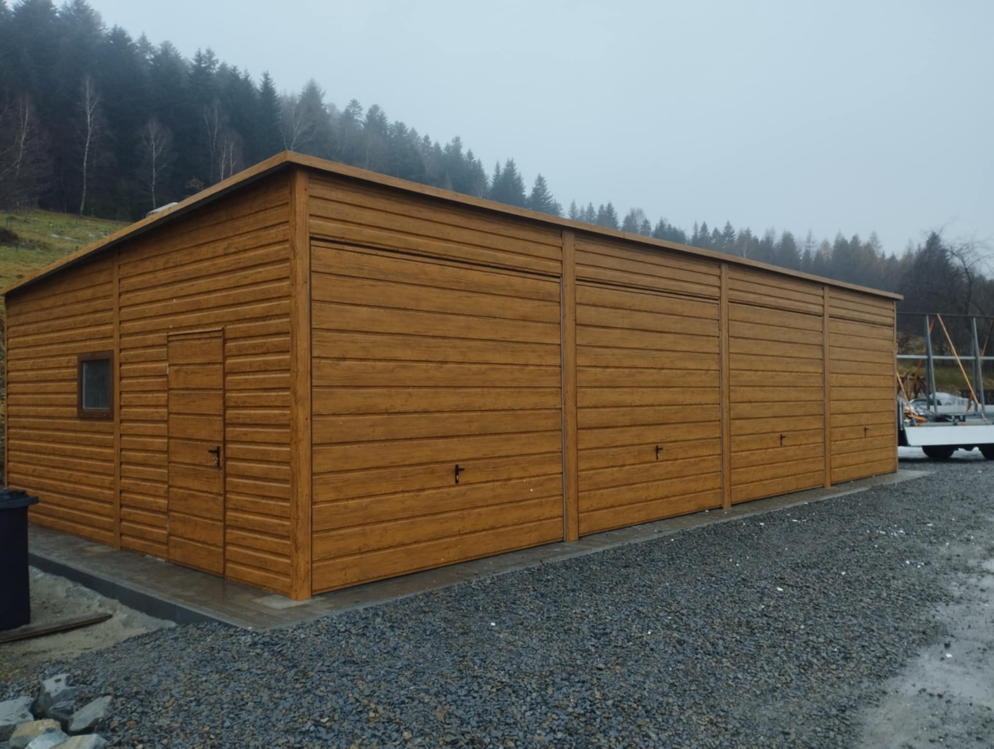 Garaż blaszany 12m x 6m