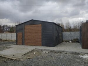 Garaż blaszany 6m x 6m
