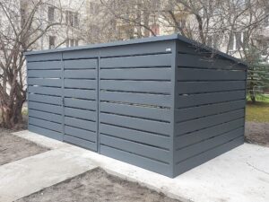 Wiata śmietnikowa 4m x 2m