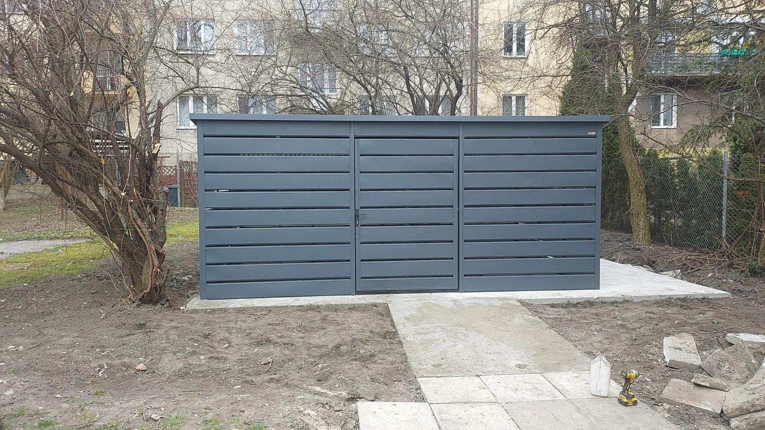 Wiata śmietnikowa 4m x 2m - obrazek 3