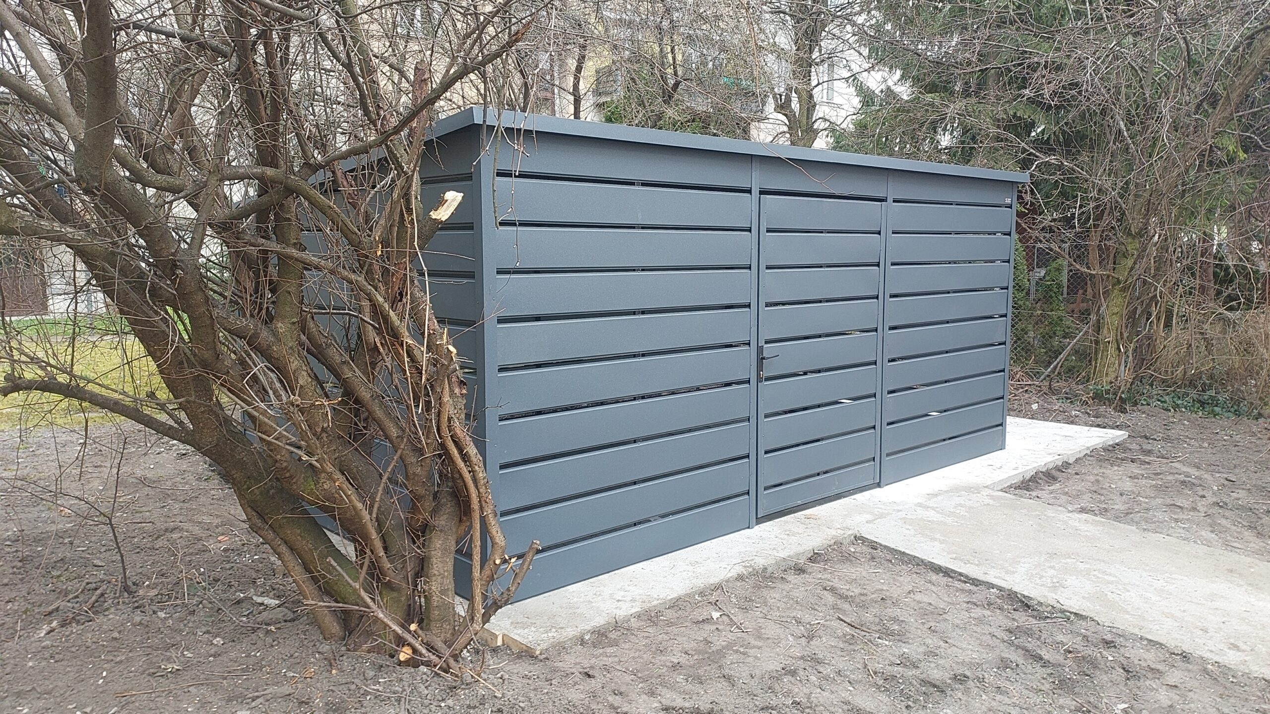 Wiata śmietnikowa 4m x 2m