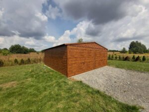 Garaż blaszany 6m x 6m